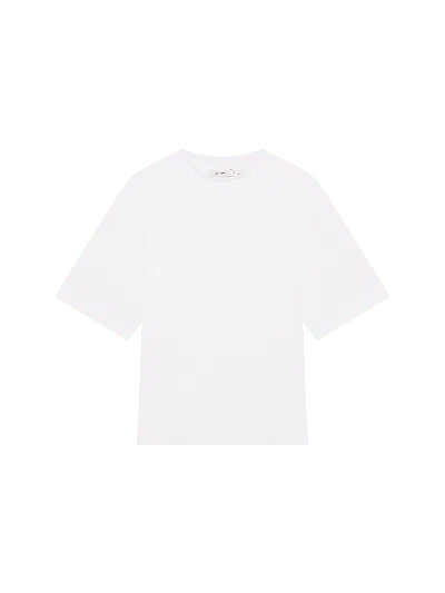Pangaia Womens Interlock Oversized T-shirt—off-white