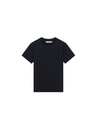 Pangaia Womens Interlock T-shirt—black