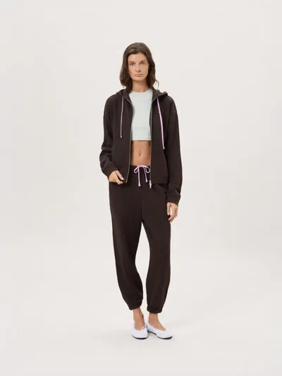 Pangaia Womens Midweight Logo Sweatpants—obsidian Core In Animal Print