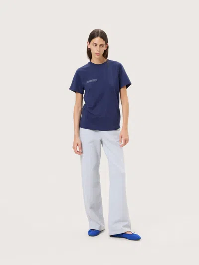 Pangaia Womens Midweight Straight Leg Sweatpants—grey Marl