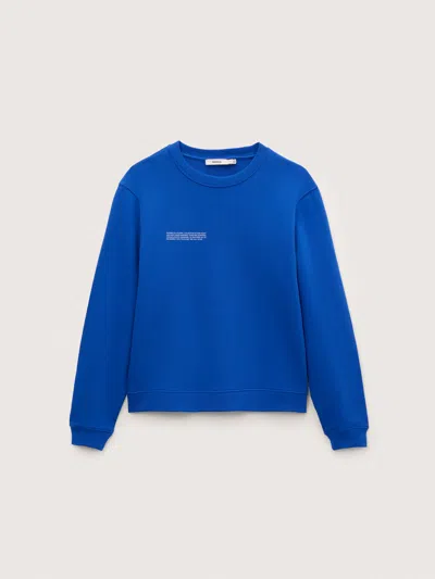 Pangaia Womens Midweight Sweatshirt—gaia Blue