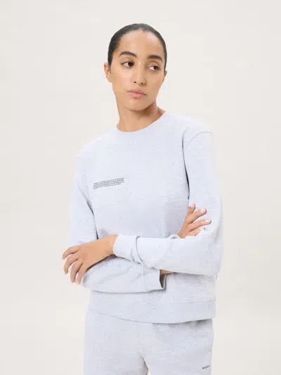 Pangaia Womens Midweight Sweatshirt—grey Marl
