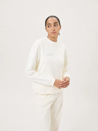 Pangaia Womens Midweight Sweatshirt—soft Void In White