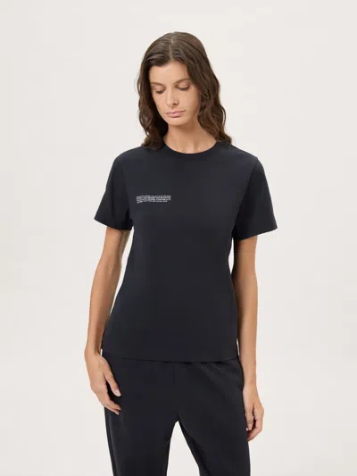 Pangaia Womens Midweight T-shirt—black