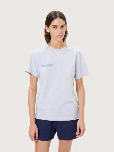 Pangaia Womens Midweight T-shirt—grey Marl