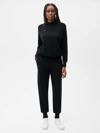 Pangaia Womens Recycled Cashmere Track Pants In Black
