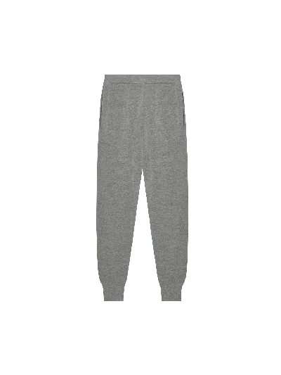 Pangaia Womens Regenerative Merino Wool Sweatpants—grey Marl In Gray
