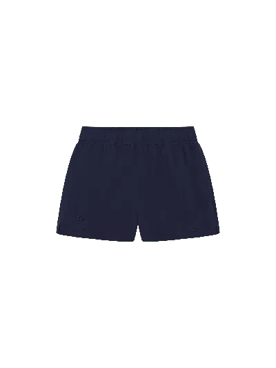 Pangaia Womens Shorts—midnight Navy In Blue