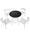 Pangea 5pc Rose Outdoor Dining Set