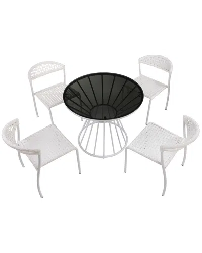 Pangea 5pc Rose Outdoor Dining Set