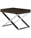 Pangea Home Alexa Side Table In Brown