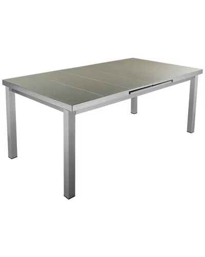 Pangea Home Bella Outdoor Extension Table In Gray