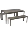 Pangea Breeze 3pc Outdoor Dining Set