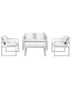 Pangea Chester 4pc Sofa Set