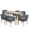 Pangea Home Diego 7pc Dining Set