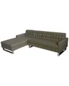 Pangea Home Sloan Left Arm Facing Sectional