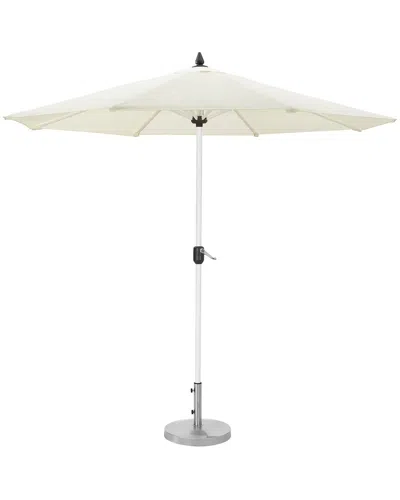 Pangea Home Ella Umbrella And Base In White