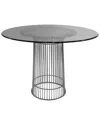 Pangea Home Florence Dining Table In Silver