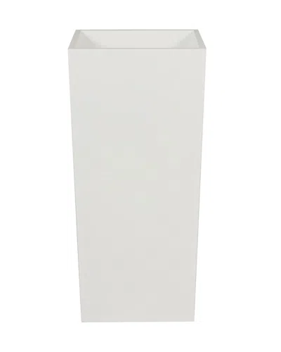Pangea Home Flower Barrel Short In White
