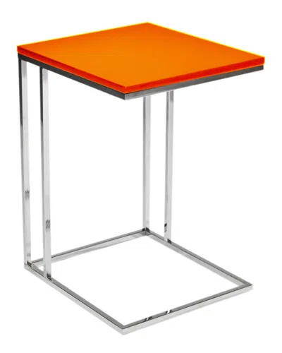 Pangea Home Fred Tray Table In Orange