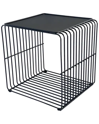 Pangea Home Fredo Side Table In Black
