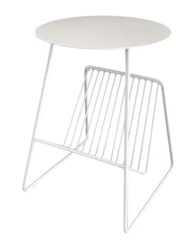 Pangea Home Gazette Magazine Table In White