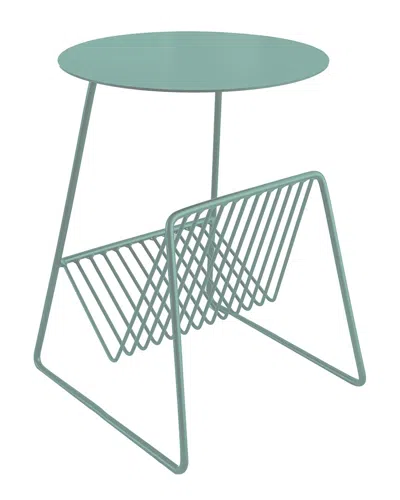 Pangea Home Gazette Magazine Table In Green