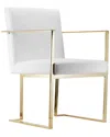 Pangea Gold Dexter Arm Chair
