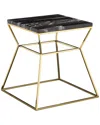 Pangea Gold Geo Side Table