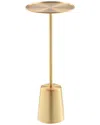 Pangea Gold Monty Side Table In Gold