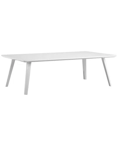 Pangea Home Hal Coffee Table In White