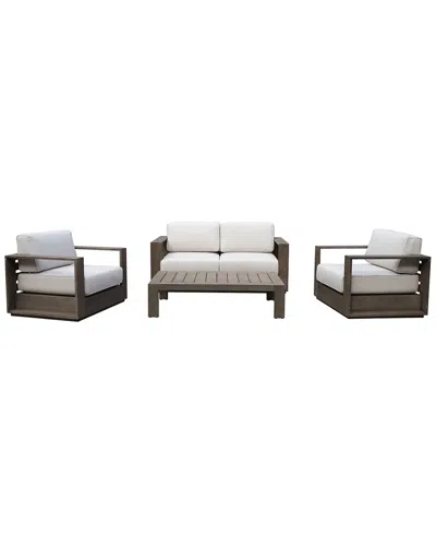 Pangea Home Harbor 4pc Sofa Set In Beige