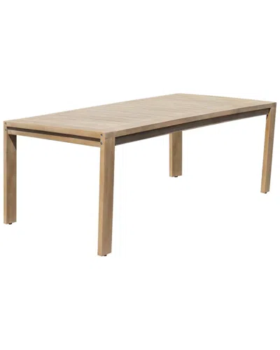 Pangea Home Harbor 87in Patio Table In Beige