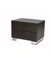 Pangea Home Harper Night Stand In Black