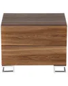 Pangea Harper Walnut Nightstand