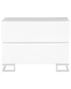 Pangea Harper White Nightstand
