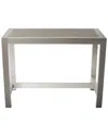 Pangea Home Indoor/outdoor Betty 59in Bar Table In Grey