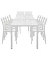 Pangea Home Indoor/outdoor David 14pc Dining Set In White