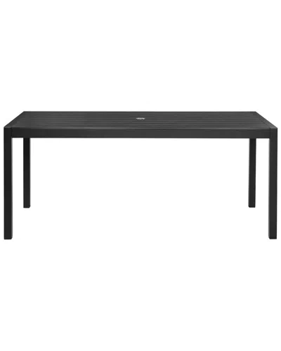 Pangea Home Indoor/outdoor David Dining Table In Black