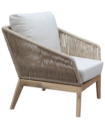 Pangea Home Indoor/outdoor Diego Sofa Chair In Brown