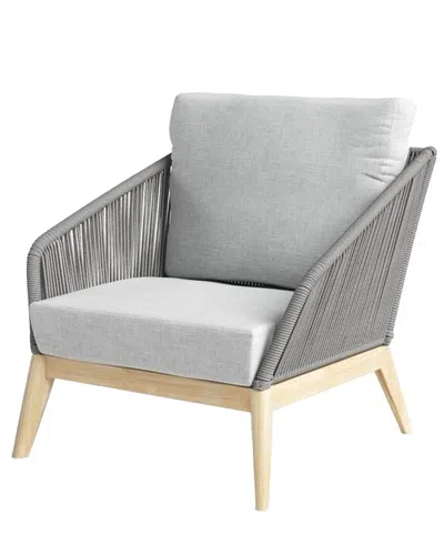 Pangea Home Indoor/outdoor Diego Sofa Chair In Grey