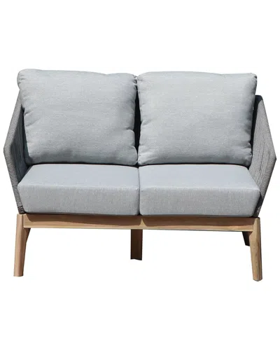 Pangea Home Indoor/outdoor Diego Two Seater Sofa In Grey