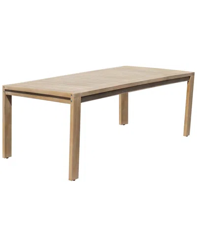 Pangea Home Harbor 70in Patio Table In Beige