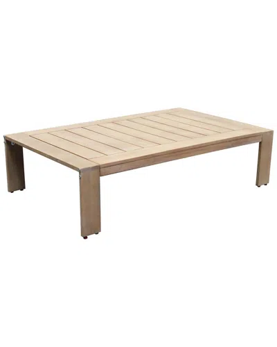 Pangea Home Indoor/outdoor Harbor Coffee Table In Natural