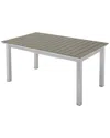 Pangea Home Joseph Extension Table In Metallic