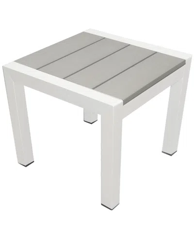Pangea Home Indoor/outdoor Joseph Side Table In Gray