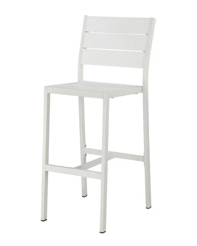 Pangea Home Indoor/outdoor Set Of 4 Betty Bar Chairs In White