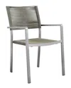 Pangea Home Indoor/outdoor Set Of 6 Bella Dining Chairs In Grey