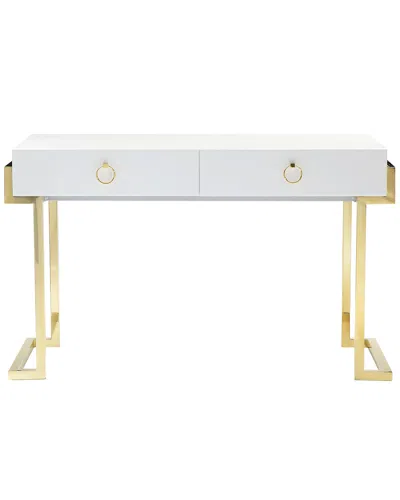 Pangea Home Julia Desk In White
