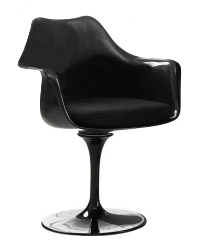 Pangea Home Lili Arm Chair In Black